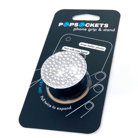Custom Popsocket PopGrip w/ Swarovski Crystals - Picture 2 of 11